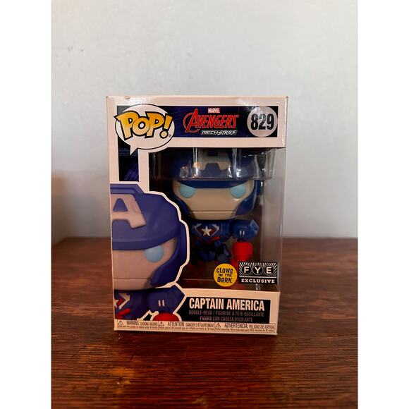 Funko 829 Marvel Mach Strike Captain America - Picture 2 of 7